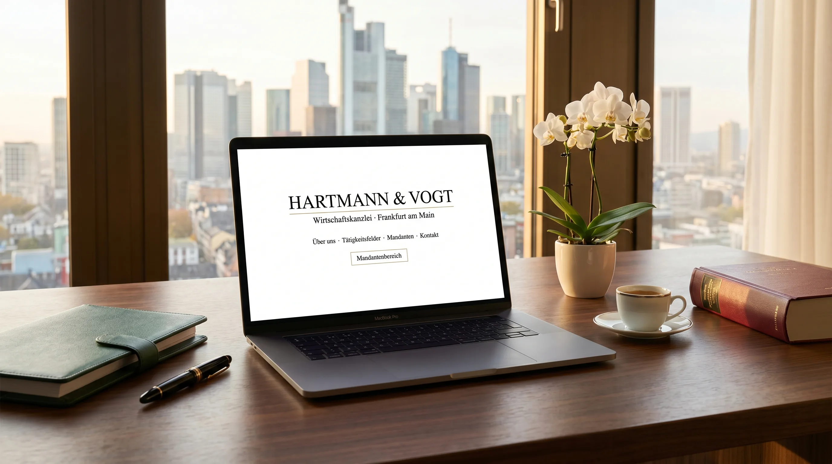 Konzept-Mockup Hartmann & Vogt